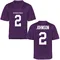 Men's Game Jamel Johnson TCU Horned Frogs Football College Jersey - Purple