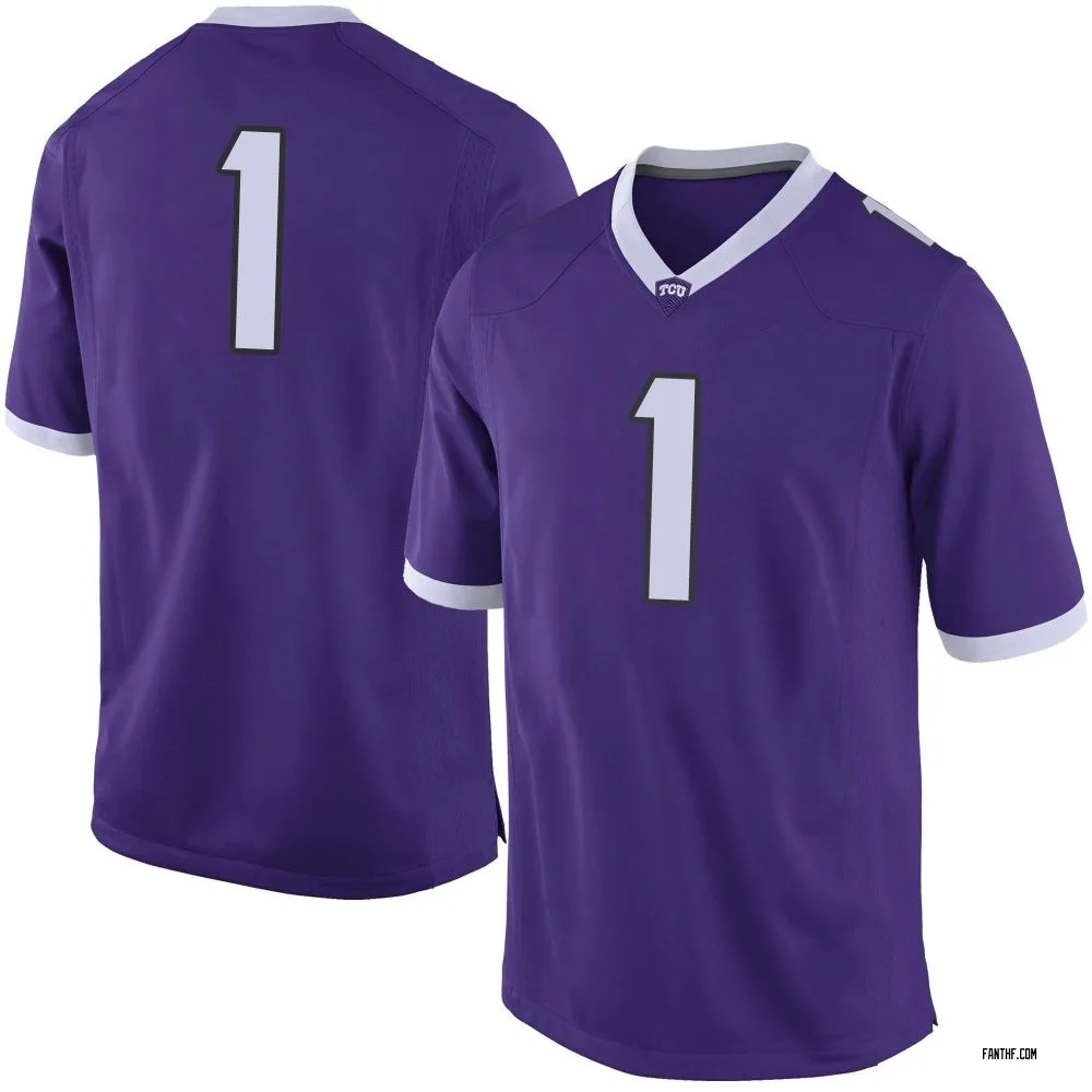 Men's Limited Austin Jordan TCU Horned Frogs Football College Jersey - Purple