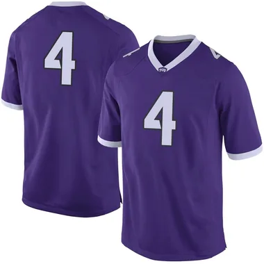 Men's Limited Jordyn Bailey TCU Horned Frogs Football College Jersey - Purple