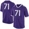 Men's Limited Mike Nichols TCU Horned Frogs Football College Jersey - Purple