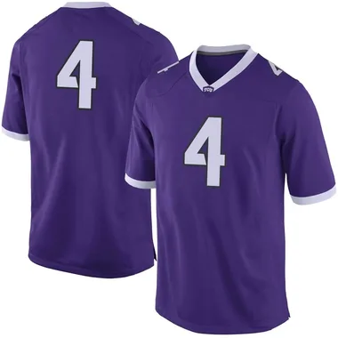 Men's Limited Namdi Obiazor TCU Horned Frogs Football College Jersey - Purple