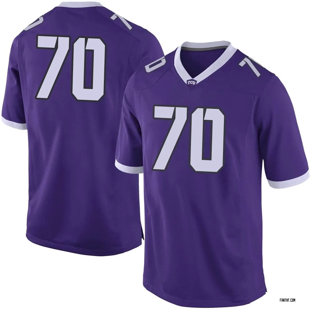 Men's Limited Ryan Hughes TCU Horned Frogs Football College Jersey - Purple