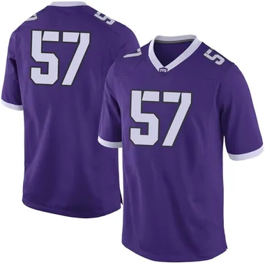 Men's Limited Samir Camacho TCU Horned Frogs Football College Jersey - Purple