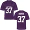 Men's Replica Hudson Hooper TCU Horned Frogs Football College Jersey - Purple