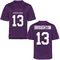 Men's Replica JaTravis Broughton TCU Horned Frogs Football College Jersey - Purple