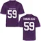 Men's Replica Lucas Vargas-Diaz TCU Horned Frogs Football College Jersey - Purple