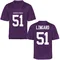 Men's Replica Luke Lingard TCU Horned Frogs Football College Jersey - Purple