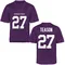 Men's Replica Michael Teason TCU Horned Frogs Football College Jersey - Purple