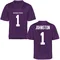 Men's Replica Quentin Johnston TCU Horned Frogs Football College Jersey - Purple