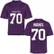 Men's Replica Ryan Hughes TCU Horned Frogs Football College Jersey - Purple