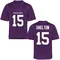 Men's Replica Terry Shelton TCU Horned Frogs Football College Jersey - Purple