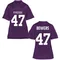 Women's Game Aaron Bowers TCU Horned Frogs Football College Jersey - Purple