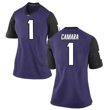 Women's Game Abe Camara TCU Horned Frogs Football College Jersey - Purple