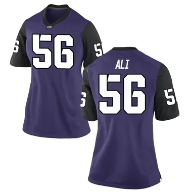 Women's Game Alan Ali TCU Horned Frogs Football College Jersey - Purple