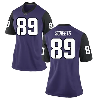 Women's Game Austin Scheets TCU Horned Frogs Football College Jersey - Purple