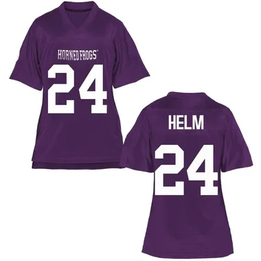 Women's Game Avery Helm TCU Horned Frogs Football College Jersey - Purple