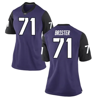 Women's Game Creece Brister TCU Horned Frogs Football College Jersey - Purple