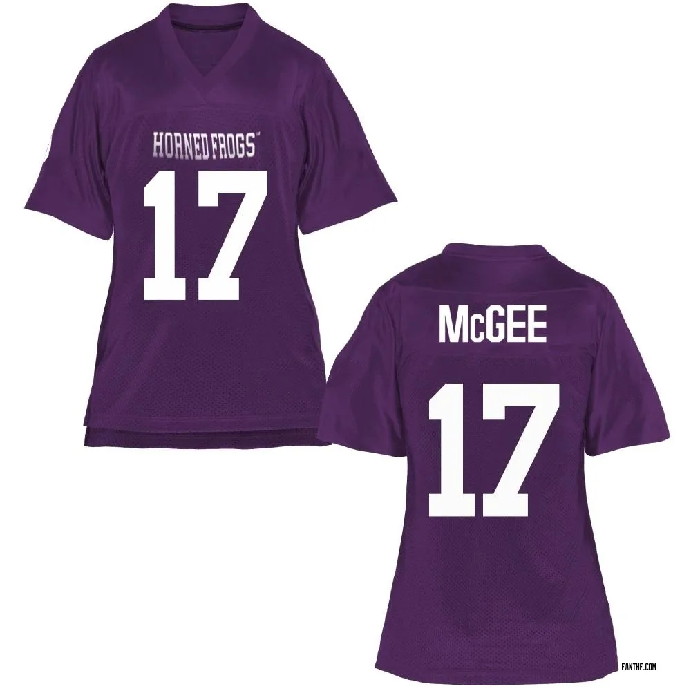 Women's Game Devondre McGee TCU Horned Frogs Football College Jersey - Purple