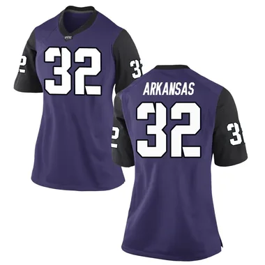 Women's Game Dillon Arkansas TCU Horned Frogs Football College Jersey - Purple