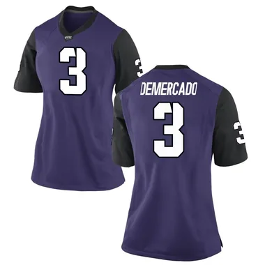 Women's Game Emari Demercado TCU Horned Frogs Football College Jersey - Purple