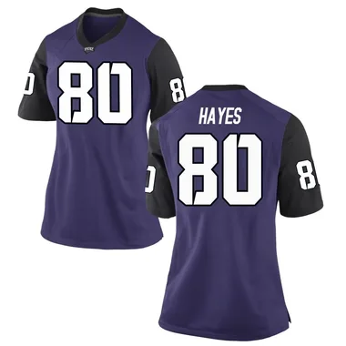 Women's Game Jacobe Hayes TCU Horned Frogs Football College Jersey - Purple