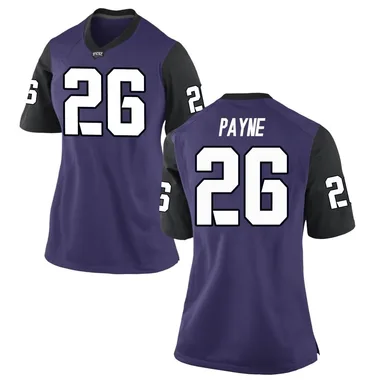 Women's Game Jeremy Payne TCU Horned Frogs Football College Jersey - Purple
