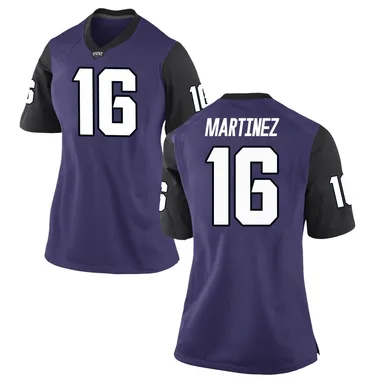 Women's Game Jonah Martinez TCU Horned Frogs Football College Jersey - Purple