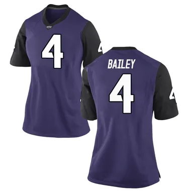 Women's Game Jordyn Bailey TCU Horned Frogs Football College Jersey - Purple