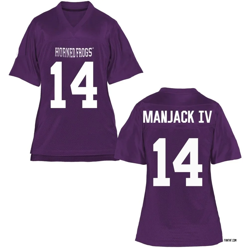 Women's Game Joseph Manjack IV TCU Horned Frogs Football College Jersey - Purple
