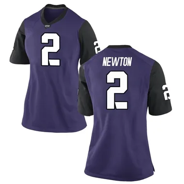 Women's Game Josh Newton TCU Horned Frogs Football College Jersey - Purple