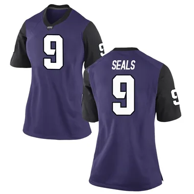 Women's Game Ken Seals TCU Horned Frogs Football College Jersey - Purple