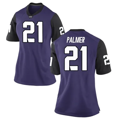 Women's Game Nate Palmer TCU Horned Frogs Football College Jersey - Purple
