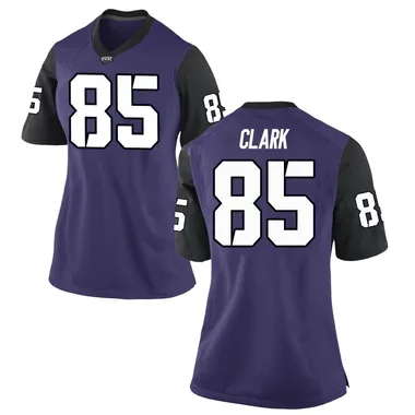 Women's Game Parker Clark TCU Horned Frogs Football College Jersey - Purple