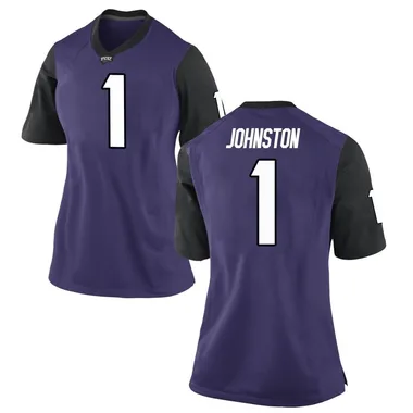 Women's Game Quentin Johnston TCU Horned Frogs Football College Jersey - Purple