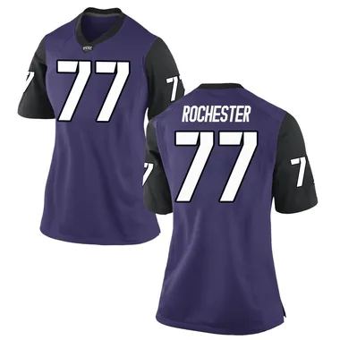 Women's Game Robby Rochester TCU Horned Frogs Football College Jersey - Purple