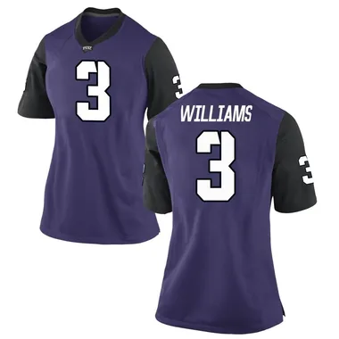 Women's Game Savion Williams TCU Horned Frogs Football College Jersey - Purple