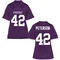Women's Game Sebastian Peterson TCU Horned Frogs Football College Jersey - Purple
