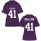 Women's Game TJ Willson TCU Horned Frogs Football College Jersey - Purple