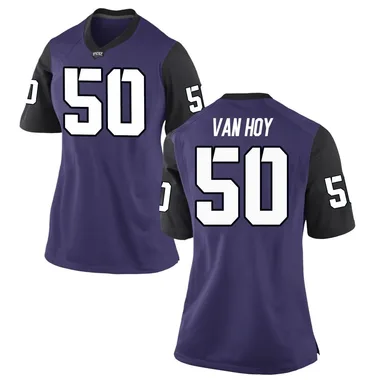 Women's Game Witten Van Hoy TCU Horned Frogs Football College Jersey - Purple