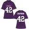 Women's Game Zachary Chapman TCU Horned Frogs Football College Jersey - Purple