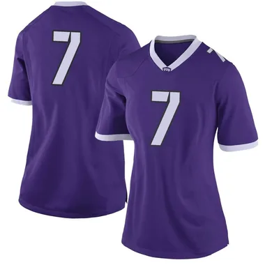 Women's Limited Channing Canada TCU Horned Frogs Football College Jersey - Purple