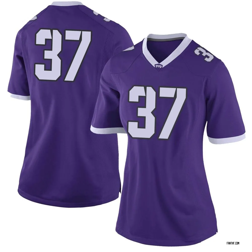 Women's Limited Hudson Hooper TCU Horned Frogs Football College Jersey - Purple