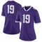 Women's Limited Jared Wiley TCU Horned Frogs Football College Jersey - Purple