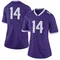 Women's Limited John Schobel TCU Horned Frogs Football College Jersey - Purple