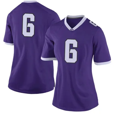 Women's Limited Micheal Ibukun-Okeyode TCU Horned Frogs Football College Jersey - Purple