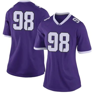 Women's Limited Sterlin Brooks TCU Horned Frogs Football College Jersey - Purple