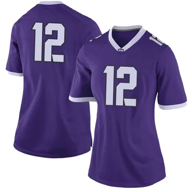 Women's Limited Travis Jackson TCU Horned Frogs Football College Jersey - Purple