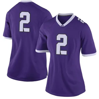 Women's Limited Trey Sanders TCU Horned Frogs Football College Jersey - Purple