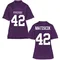 Women's Replica Brent Matiscik TCU Horned Frogs Football College Jersey - Purple