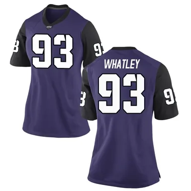 Women's Replica Brody Whatley TCU Horned Frogs Football College Jersey - Purple